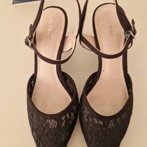 Next Women's Chocolate Lace Heels